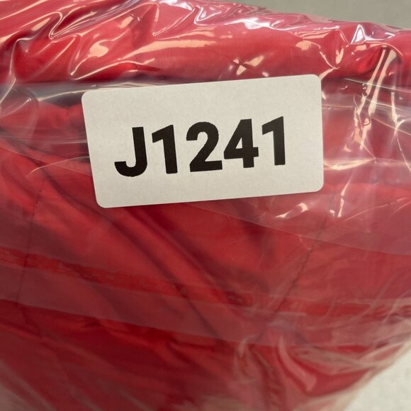 NEW Lands' End Men's M 800 Packable Down Jacket Classic Cherry Red Full Zip - Picture 9 of 9